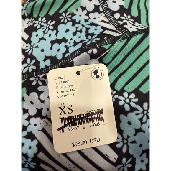 Free People Lose Control Leggings Daisy Check Print FP Movement Size XS - Picture 8 of 8